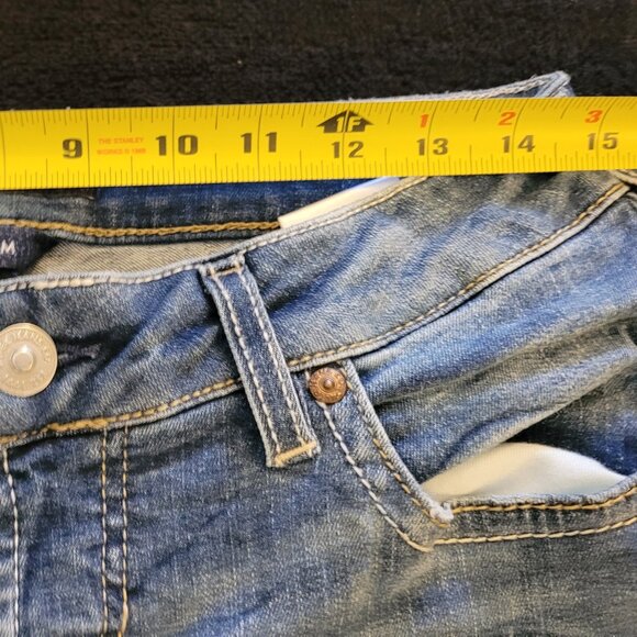 Levi's Silver Jeans Co® Sam Boyfriend Jeans with Lined Destruction Size 27  NWOT - Picture 7 of 11